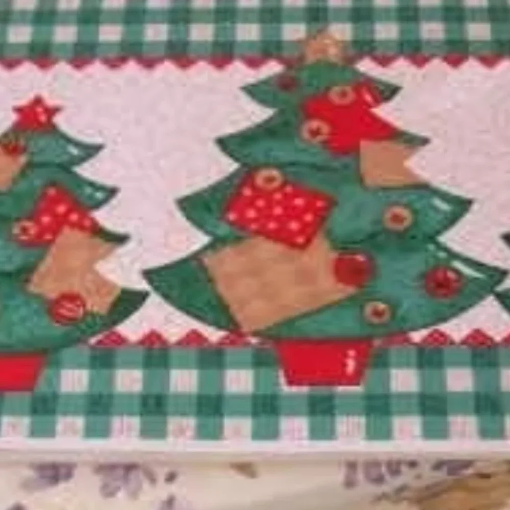 New Set of 6 Vinyl Christmas Holiday Placemats